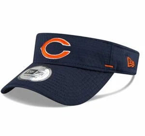 New Era Chicago Bears Training Visor Hat Cap - Navy - Picture 1 of 3