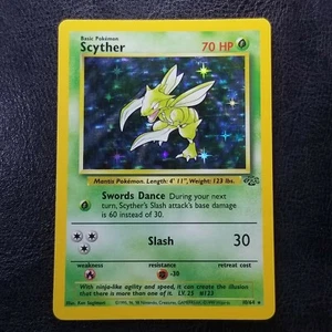 Scyther 10/64 Jungle Holo Rare 1999 Pokemon Wizards Nintendo - Picture 1 of 12
