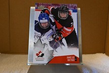 Multiple years of women's hockey cards