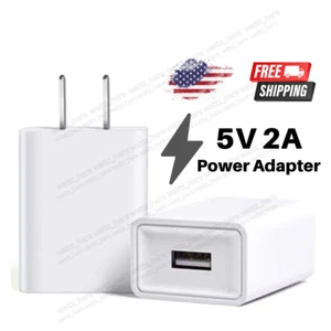1-2x 5V2A 5V 2A USB Wall Charger Power Adapter US Plug Supply Charging Phone Lot - Picture 1 of 12