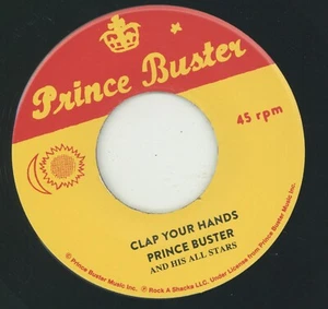 " CLAP YOUR HANDS." prince buster. PRINCE BUSTER 7in. - Picture 1 of 2
