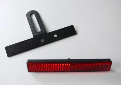  Nummernschild Reflektor TÜV mit Edelstahl Halter - Bild 1 von 4