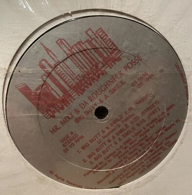 MR. MIXX & DA ROUGHNECK POSSE "BIG BUTT & A SMILE" 1994 VINYL 12" SINGLE SEALED! - Image 1 of 4