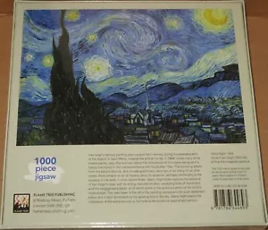 Vincent Van Gogh Starry Night 29x20 Premium 1000 Piece Jigsaw Puzzle New Sealed - Picture 1 of 3