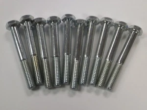 Hex Bolt 5/16-18 x 2.5" (1 inch thread) - LOT OF 10  - Picture 1 of 4