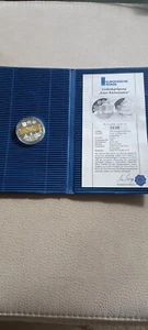 Europäische Münze, Gedenkprägung, Euro Kleinstaaten, mit Goldauflage - Bild 1 von 1