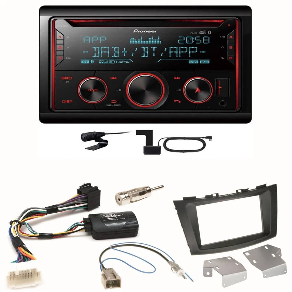 Pioneer FH-S820DAB Digitalradio Bluetooth Einbauset für Suzuki Swift Sport FZ NZ - Bild 1 von 1