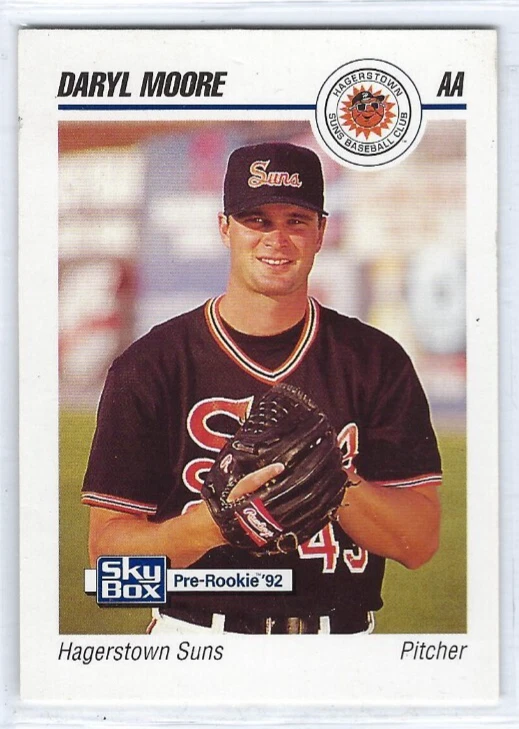 1992 Hagerstown Suns (Double A-Baltimore Orioles) Daryl Moore - Image 1 of 1