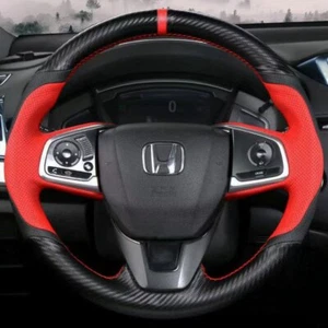 Cubierta antideslizante personalizada para el volante de automóvil para Honda Civic 10a generación 2016 2017 2018 - Imagen 1 de 4