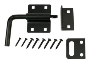 Everbilt 5 in. Black Heavy Duty Gate Slide Bolt Latch - Picture 1 of 1