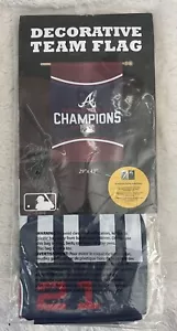 MBL 2021 Atlanta Braves World Series Champions Team Flag 29” x 43” New - Picture 1 of 2