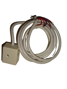 Glasbruchmelder - Glasbruchsensor , mit Kabel, weiß/beige Marke Monacor       #B - Bild 1 von 3