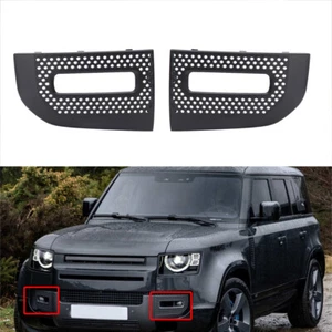 Pair Front Bumper Fog Light Lamp Cover Trim For Land Rover Defender 2020-2021 - Picture 1 of 7