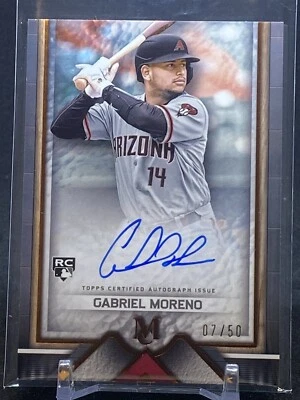 2023 Topps Museum Collection Gabriel Moreno RC Archival Auto Copper /50 #AA-GM - Image 1 of 2