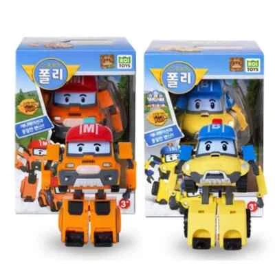 Robocar Poli Transforming Robot Mark Bucky 1Set Transforming Robot Figure Toy - Image 1 of 4