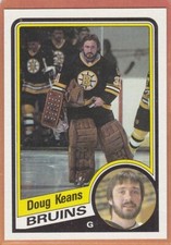 1984-85 TOPPS HOCKEY DOUG KEANS ROOKIE #4 BRUINS NMMT *A15049