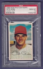 1969 MLB Photostamps Pete Rose PSA 10