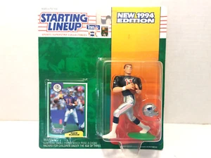 VTG 1994 Drew Bledsoe New England Patriots NFL Starting Line Up Figure with Card - Picture 1 of 7