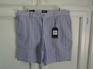 Men's Ben Sherman Stripe Shorts Size 34 Color Indigo NWT! - Picture 1 of 4