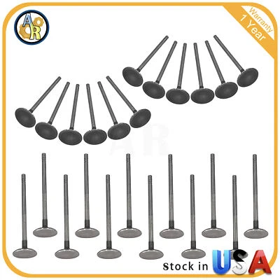 Válvulas de escape y admisión Fit 96-12 Mercury Mazda código VIN 1 o S DOHC 24 PIEZAS Foto 1 de 3