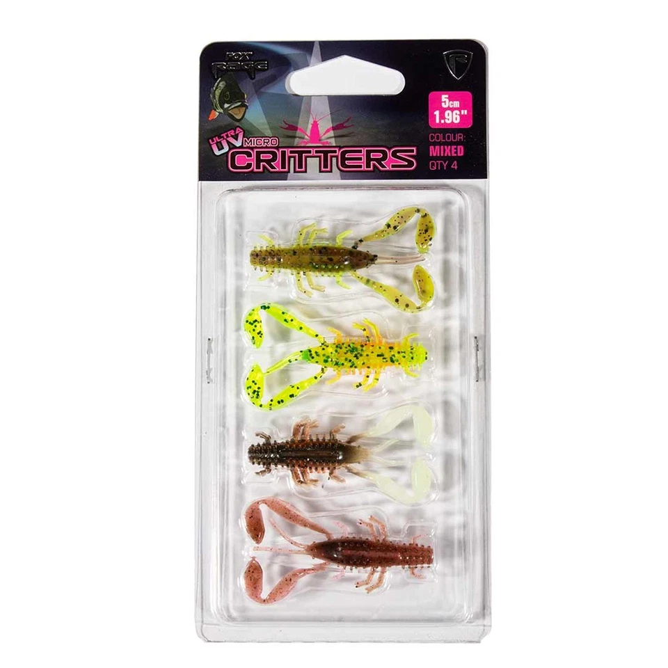Fox Rage Micro Critter UV Mixed 5cm