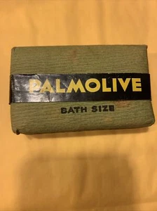 VIntage Original PALMOLIVE Soap Bar 1940s Bath Size Colgate. -RARO 🔥 - Imagen 1 de 5