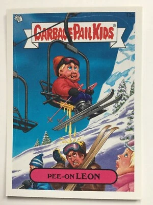 Garbage Pail Kids Topps 2007 Sticker All New Series 7 Pee-On Leon 13a - Image 1 of 2