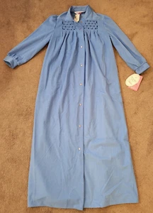 Abrigo de Colección Evelyn Pearson Vel de Roi Azul Imperial Terciopelo Pequeño L - Imagen 1 de 6