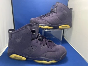Super Nice!! Nike Air Jordan 6 Retro GG 'Purple Dynasty' 543390-509 Size 7Y - Picture 1 of 19