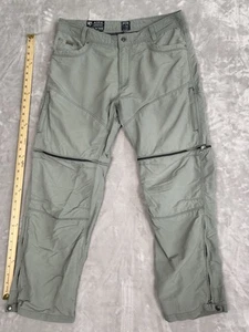 Pantalones KUHL Hombre Talla 36x30 Olive Liberator Convertible Stealth Cremallera Carga - Imagen 1 de 5