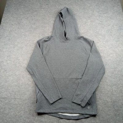 Solaris Sudadera con Capucha Para Hombre Sudadera Mediana Texturizada Tejido Waffle Canguro Bolsillo Gris Foto 1 de 4