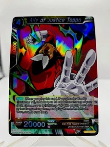 Dragon Ball Super CCG Ally Of Justice Toppo TB1-080 R Rare Foil Bandai Karte - Bild 1 von 2
