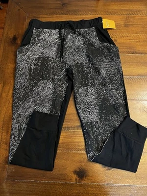 Pantalones de chándal C9 Champion para mujer con estampado negro blanco talla grande nuevos con etiquetas Foto 1 de 4