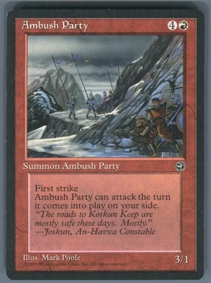 Magic_the_gathering Homelands Ambush Party [Version 2] #80 Near Mint or Better - Image 1 of 2