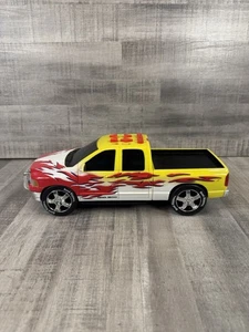 Vintage Toy State 1996 Ram 1500 Road Rippers Yellow Flames Truck - Picture 1 of 11