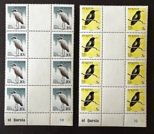 ST KITTS 1969 PARES DE CANALETAS 5X PÁJAROS -S18892-4 - Imagen 1 de 1