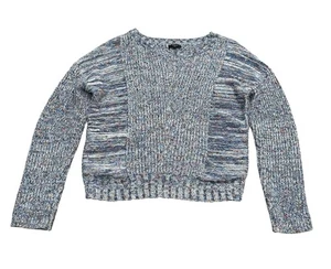 Rails Womens Elsa Speckled Blue Sweater Boho Chunky Texture Indie Cozy Medium - Picture 1 of 5