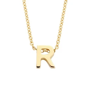 Blush Jewelry Women's Necklace 585 Gold Letter R 3155ygo_R - Picture 1 of 4
