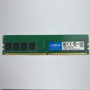 Crucial 8GB DDR4 2400MHz UDIMM 1.2V Desktop RAM CT8G4DFS824A - Picture 1 of 2