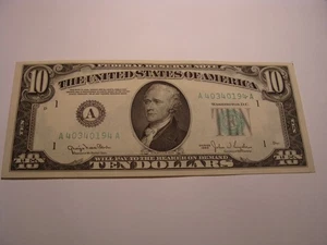 Series 1950 $10 Federal Reserve Note - nice CU! - Picture 1 of 6