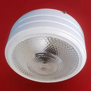 Vintage 1950's-60's Art Deco Space Age Atomic Ceiling Light Fixture 2 Available - Picture 1 of 11