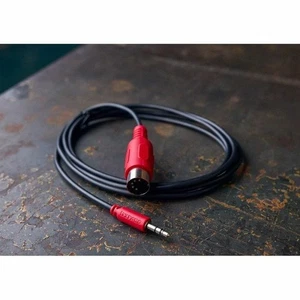 Cable Befaco DIN5 MIDI a TRS Mini-Jack Tipo A (rojo, 1,5 m, paquete de 3) - Imagen 1 de 1