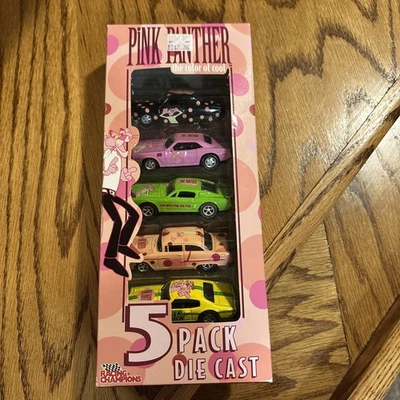 Pink Panther 5 Pack Die Cast Cars Racing Champions The Color Of Cool 2000 Foto 1 de 4
