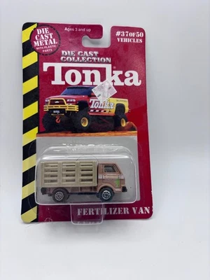 Литой под давлением металлический фургон-удобрение Tonka грузовик 1:64 винтажный коллекционный - Изображение 1 из 2