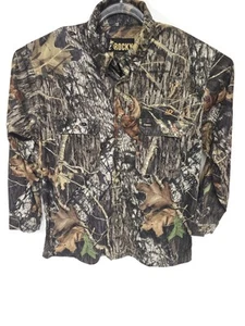 Mens Rocky Mossy Oak BreakUp Camo Scent IQ Atomic LS ButtonUp Shirt Size Large - Picture 1 of 10