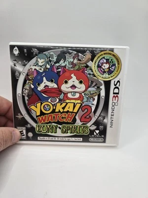 YO-KAI WATCH 2: Bony Spirits (Nintendo 3DS, 2016) case/game/inserts NO MEDAL - Image 1 of 3