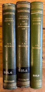 Loeb Classical Library. Demosthenes Orations II-IV. 3 vols - Picture 1 of 6