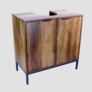 Badezimmer Unter Waschbeckenunterschrank Waschtisch Aufbewahrung Schrank Möbel - Bild 1 von 2