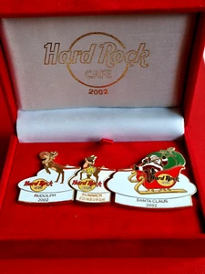 HRC Hard Rock Cafe Édimbourg vacances de Noël 2002 rennes Père Noël Rodolphe - Photo 1 sur 2