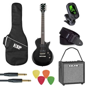 ESP LTD EC-10 Guitarra Electrónica Juego Completo con Amplificador y Accesorios Set - Imagen 1 de 9
